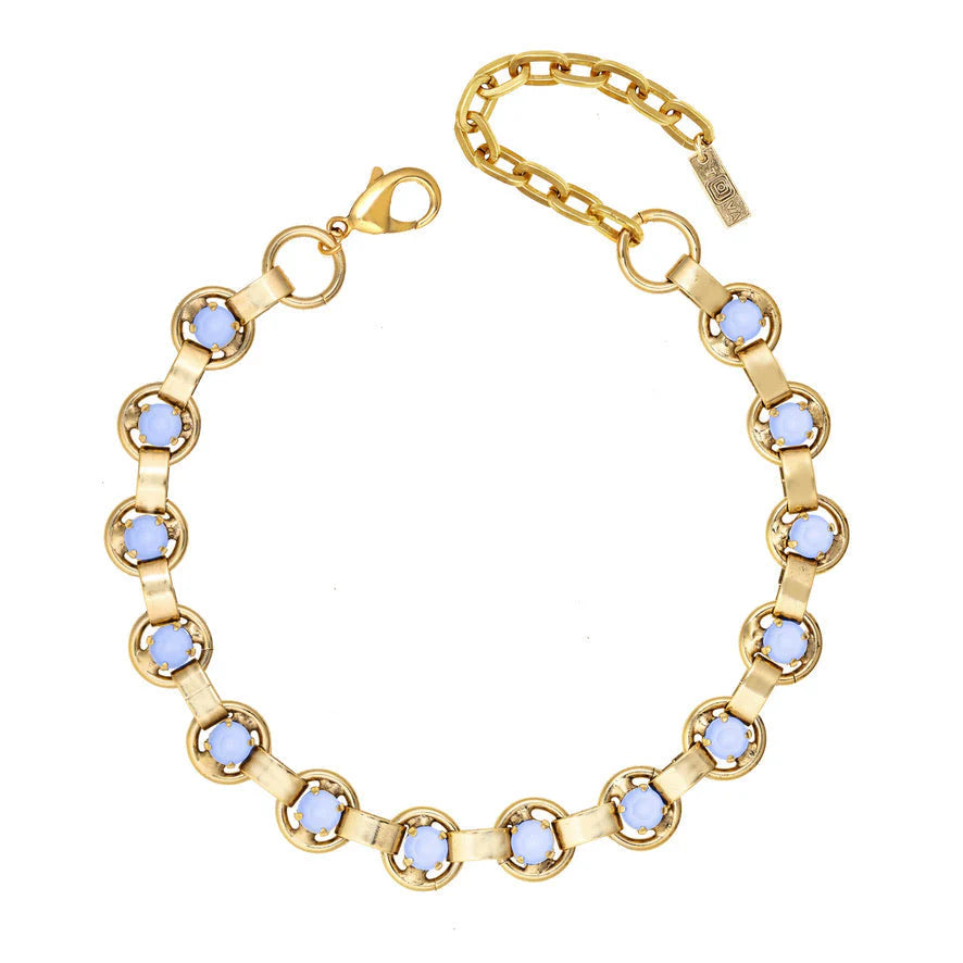 Tova Link Necklace Electric White