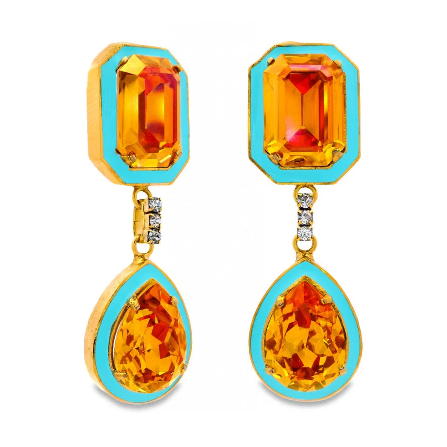 Tova Dakota Earrings Turquoise