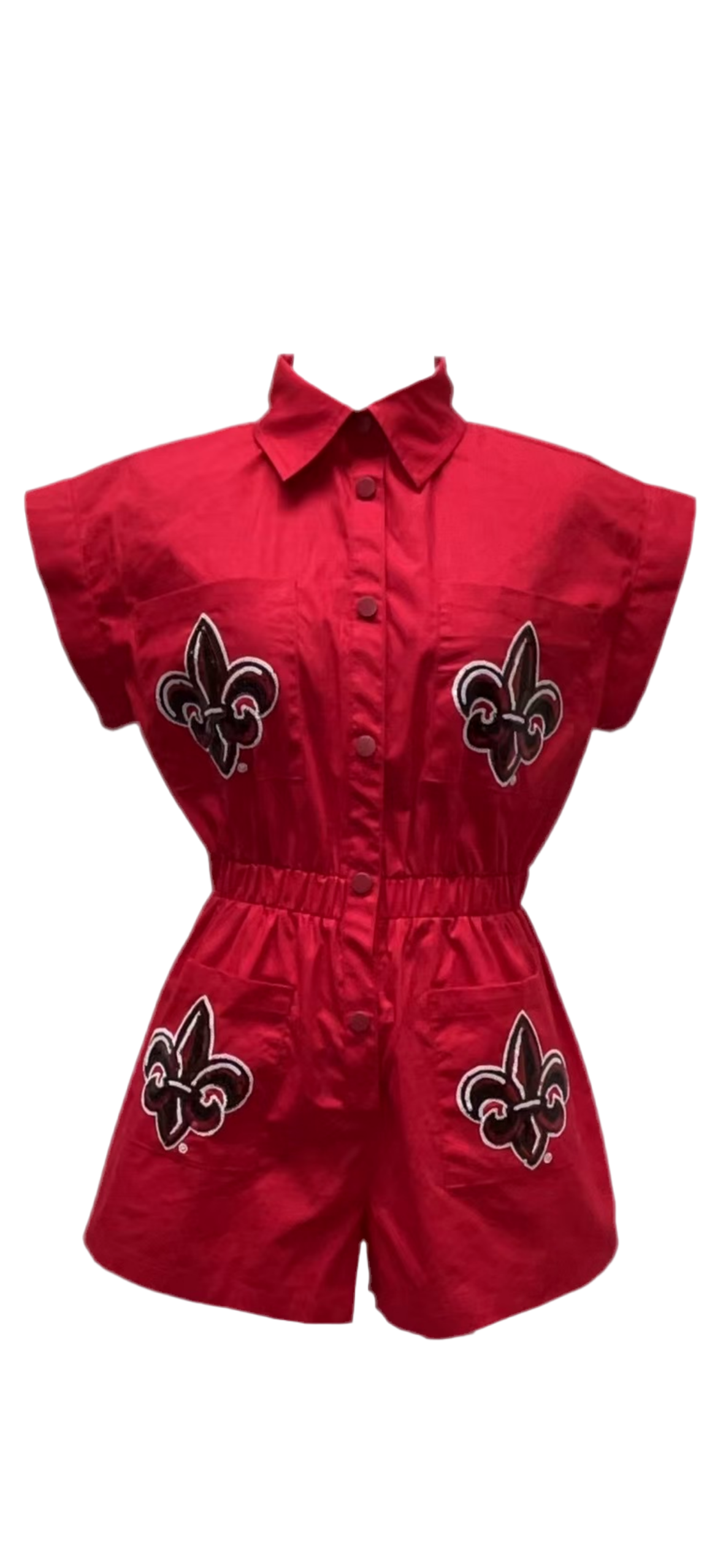 Queen of Sparkles ULL Mascot Romper