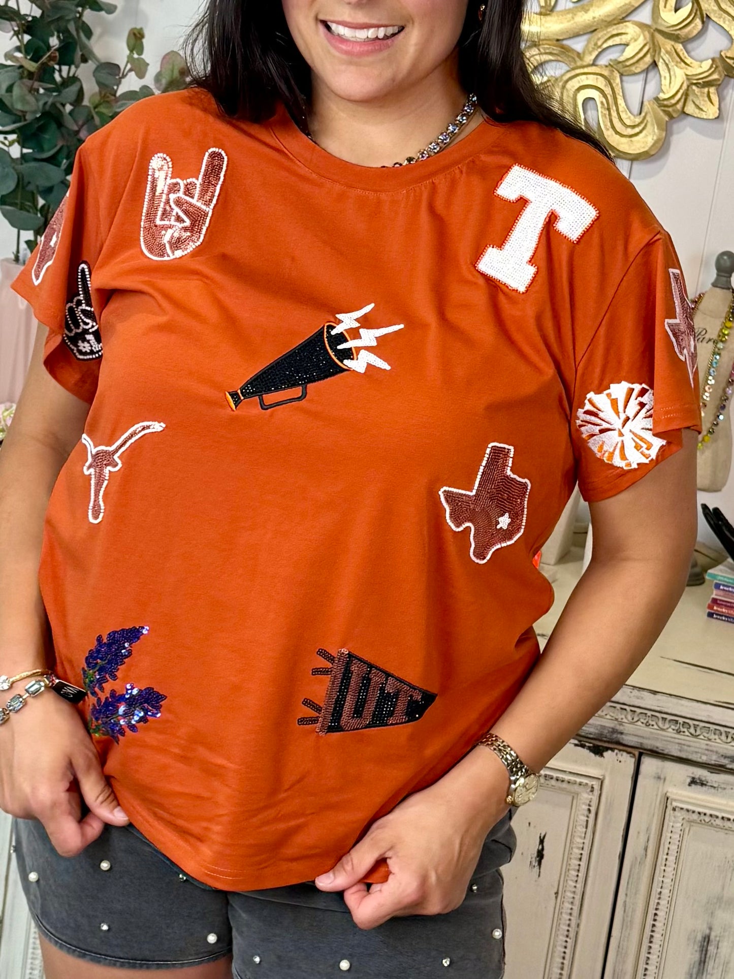 Queen of Sparkles Texas Mini Icon Tee