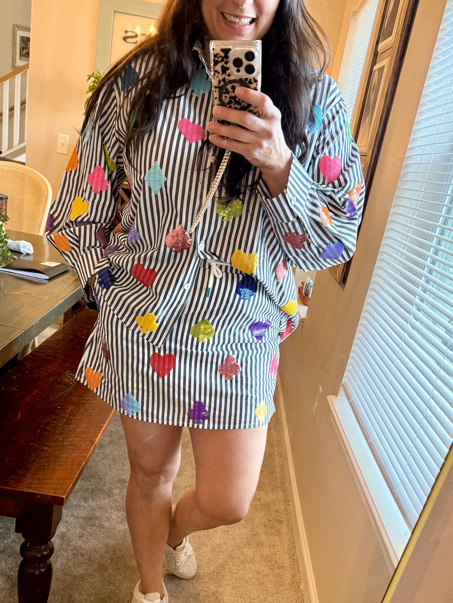 Queen of Sparkles X Denash Exclusive Suits Skort