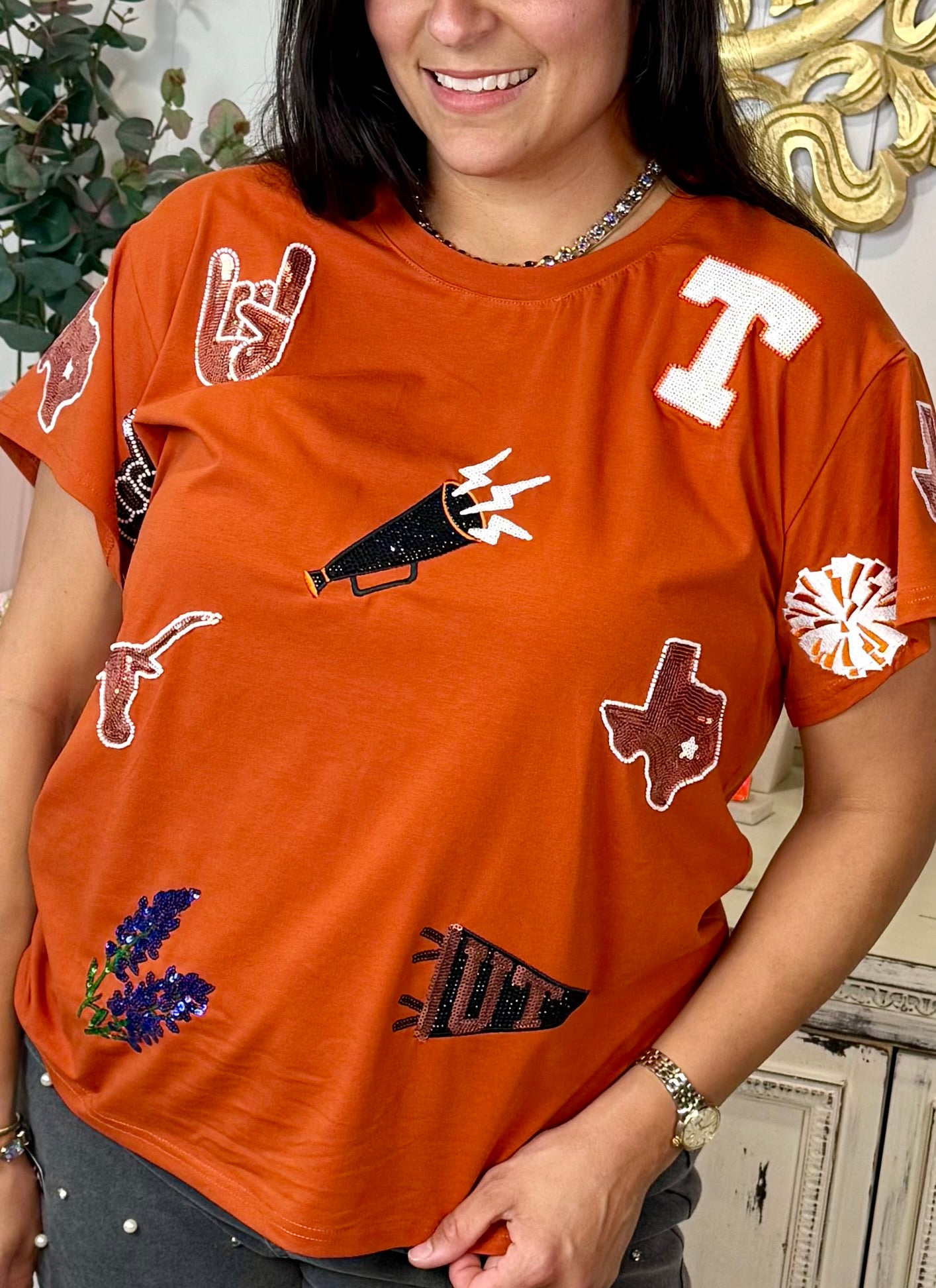 Queen of Sparkles Texas Mini Icon Tee