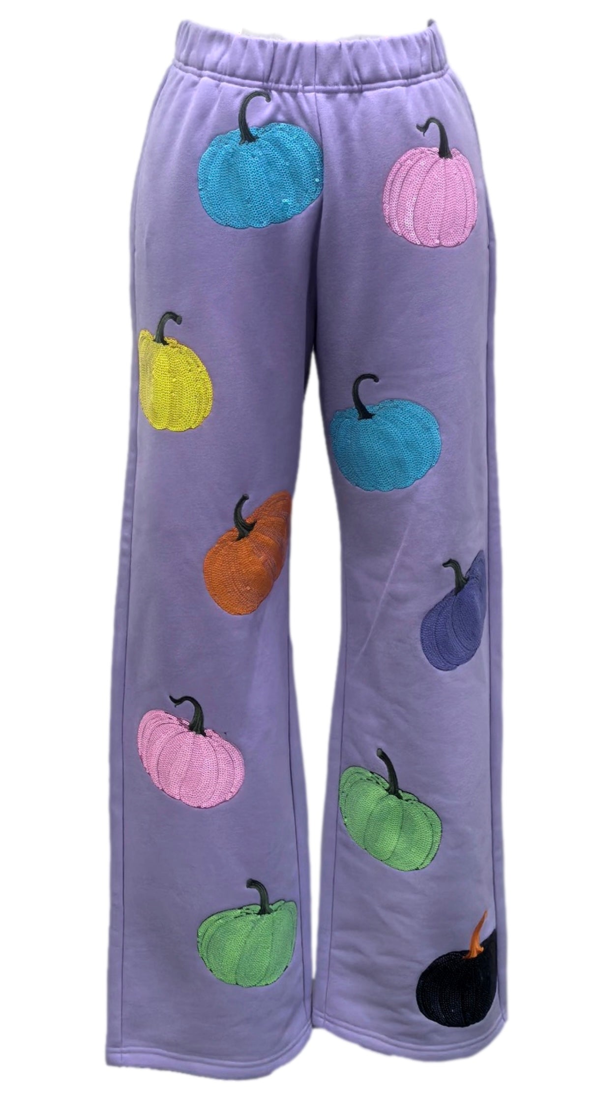 Queen of Sparkles Lavender Multi Pumpkin Jogger