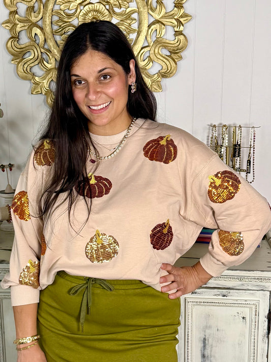 Millie Pumpkin Sweatshirt