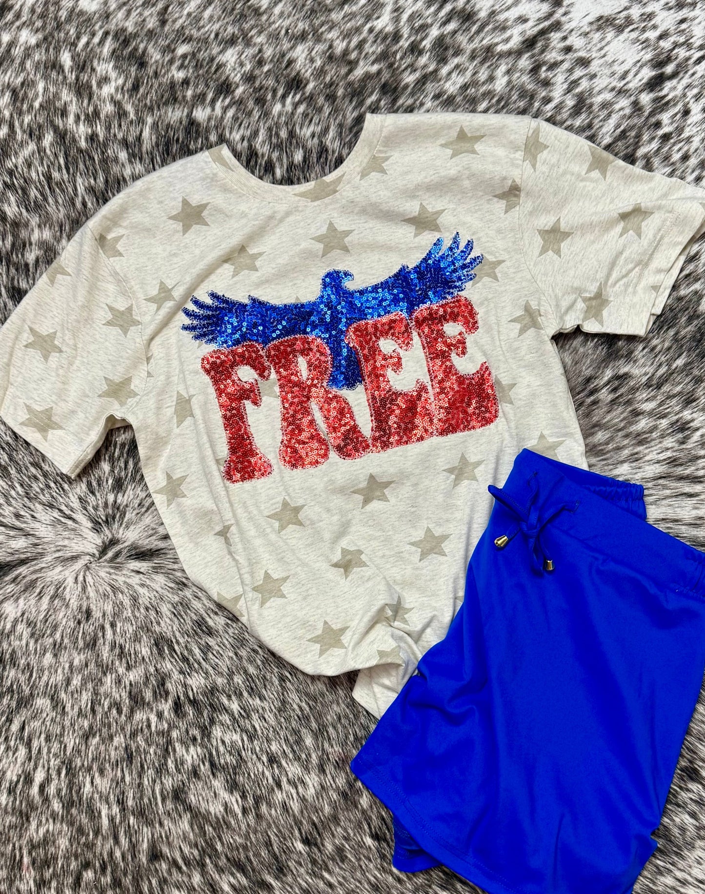 PRE ORDER Free Bird USA Patriotic Tee