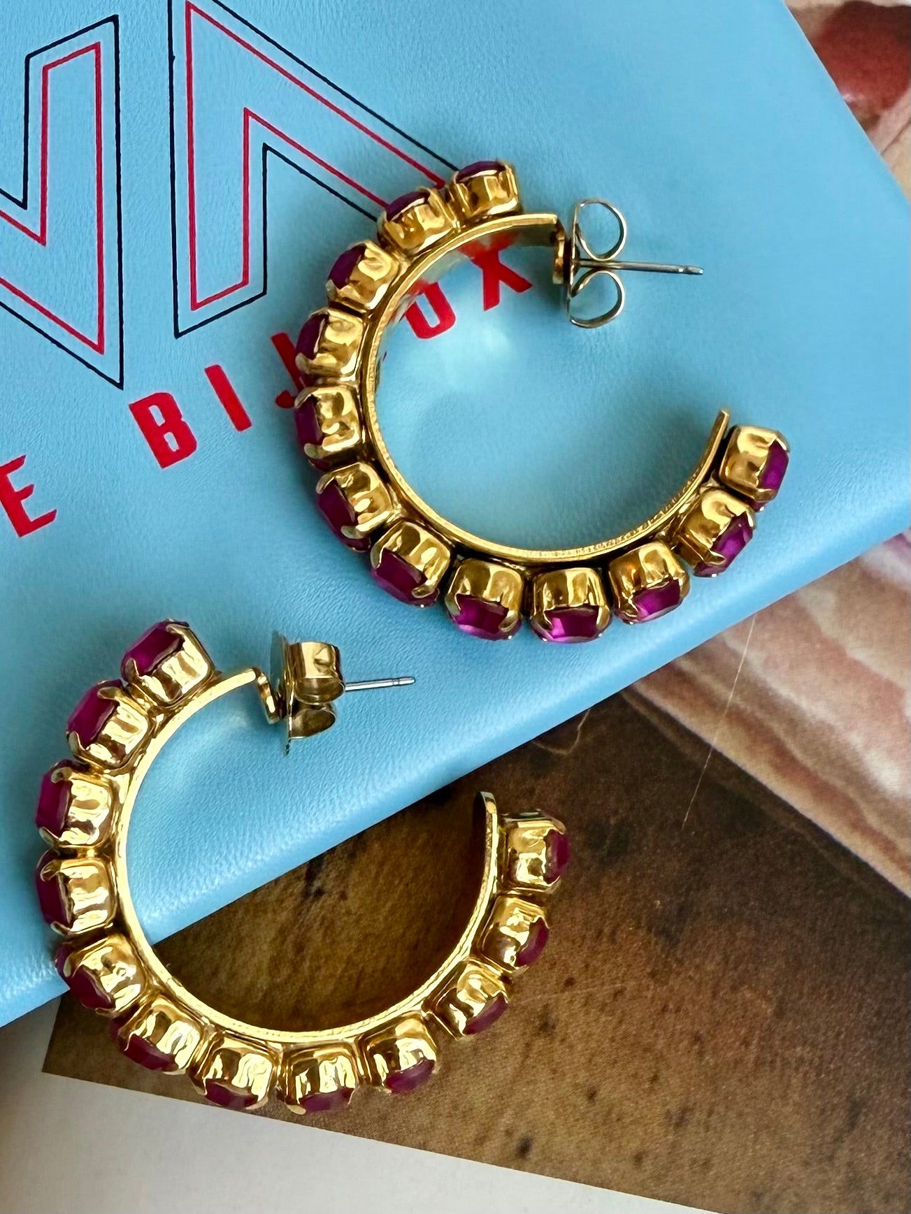 Jubilee Hoops Fuchsia Matte TOVA
