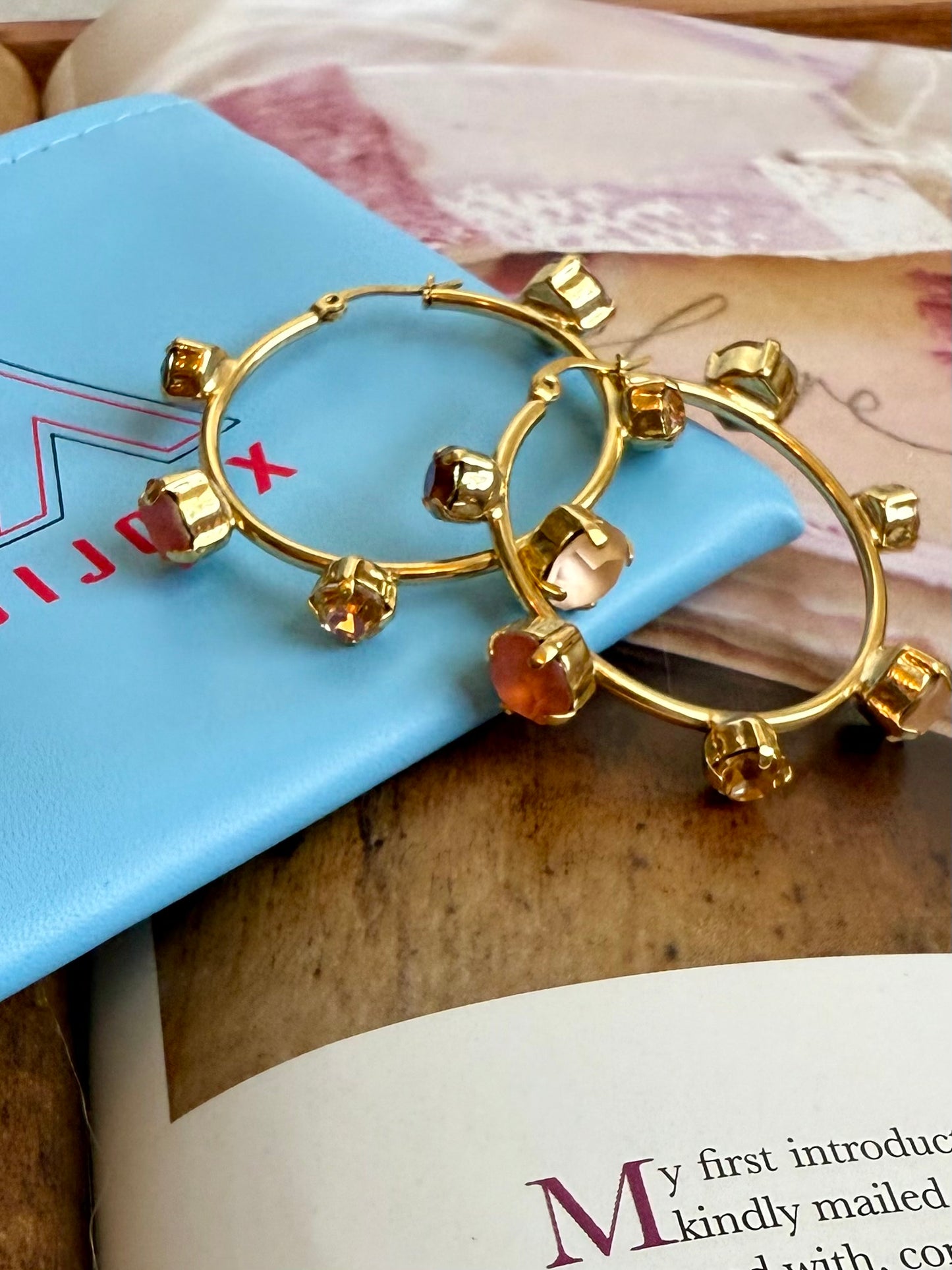 Atilia Earrings in Vintage Rose Matte TOVA