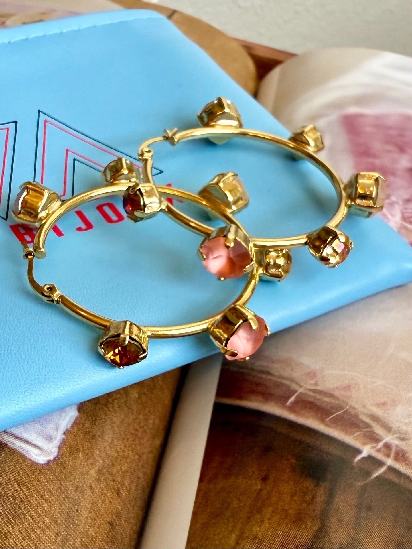 Atilia Earrings in Vintage Rose Matte TOVA