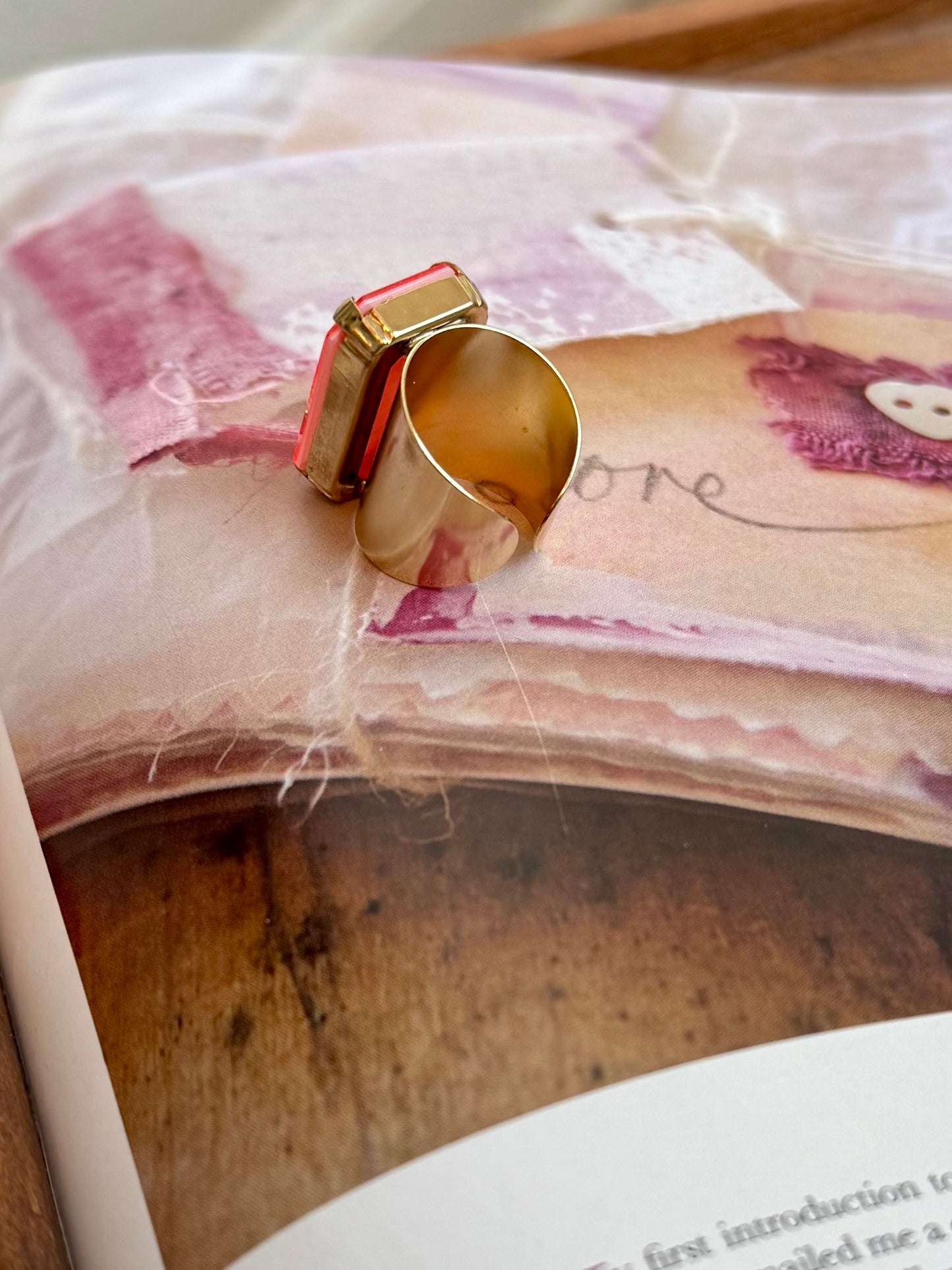 Mini Soleil Ring Electric Orange TOVA