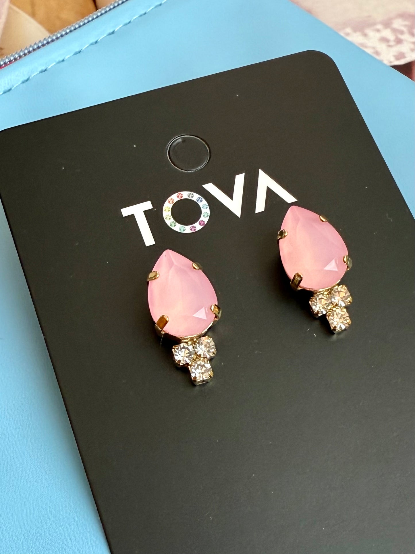 Vienna Earrings Petal Pink Tova