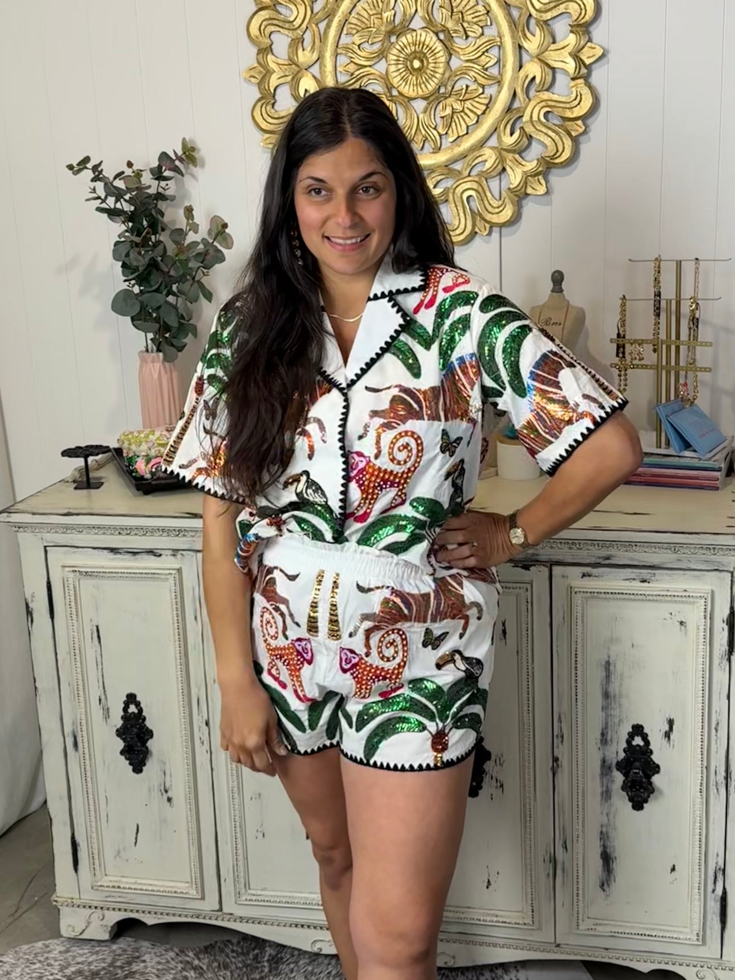 Queen of Sparkles Safari Short