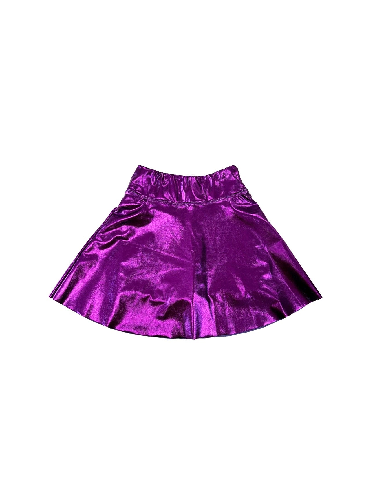 Metallic Purple Skorts