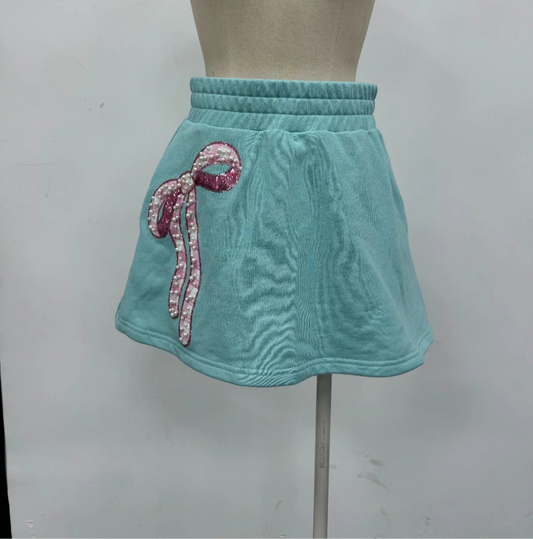 Brianna Cannon Robins Egg Bow Skort