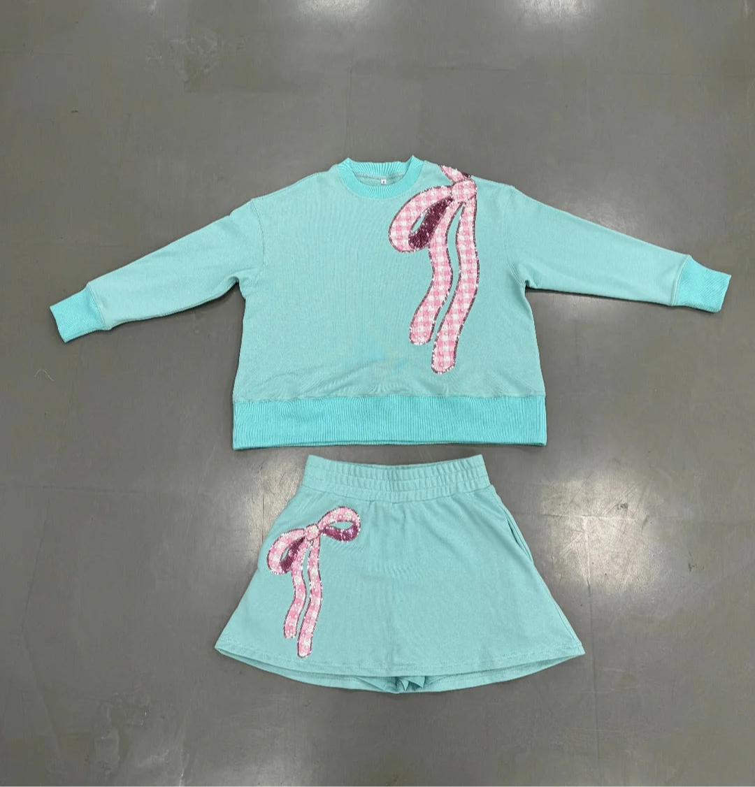 Brianna Cannon Robins Egg Bow Skort