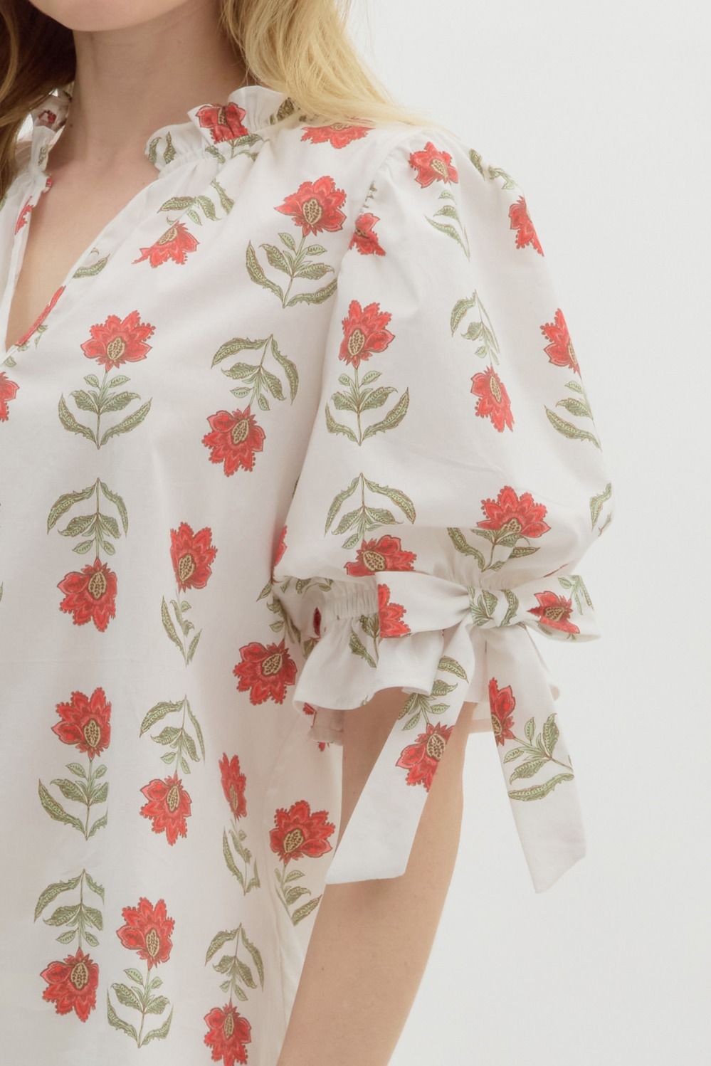 Floral Print Pullover Top