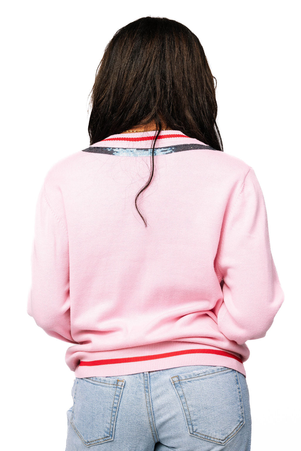 Queen of Sparkles Pink Medical Instrument Cardigan