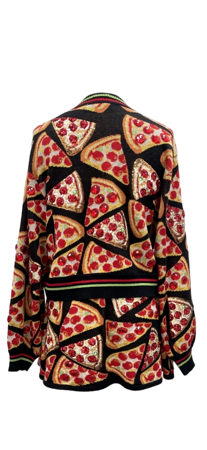 Queen of Sparkles Black Pepperoni Pizza Skirt
