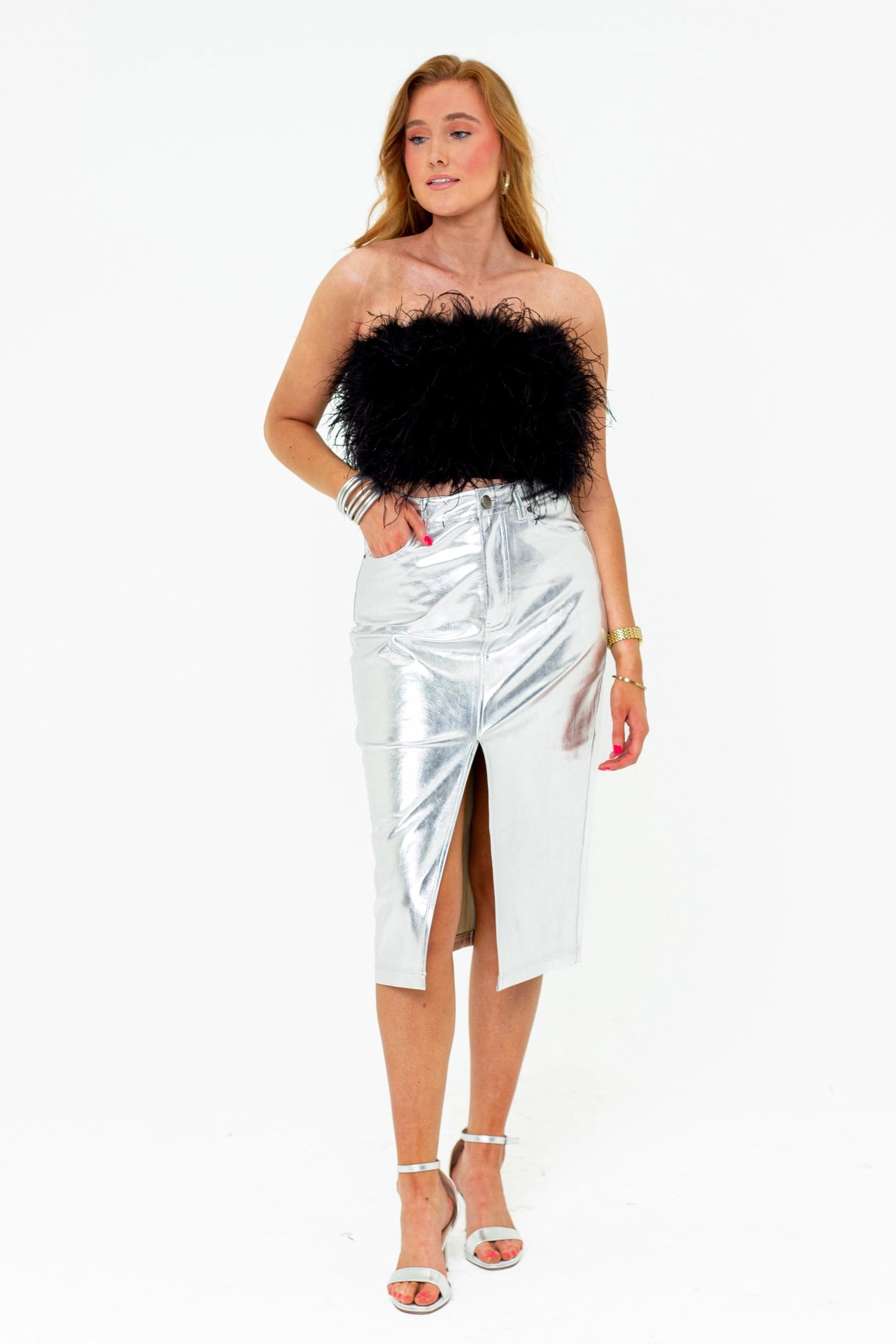 Mariana Silver Skirt