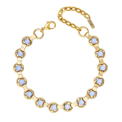Tova Link Necklace Electric White