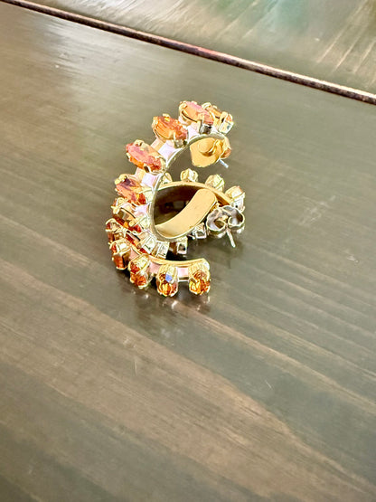 Tova Kyrie Enamel Hoop Earrings