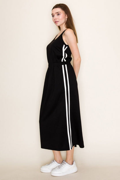 Black Sleeveless Weekend Runaround Dress