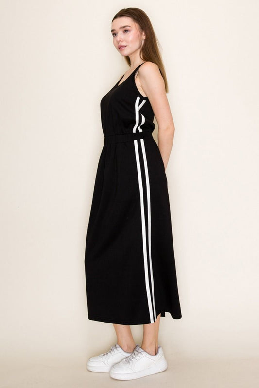 Black Sleeveless Weekend Runaround Dress