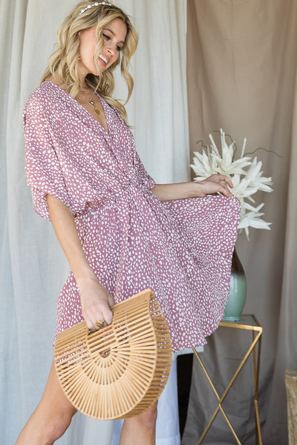 Blush Dot Woven Dress