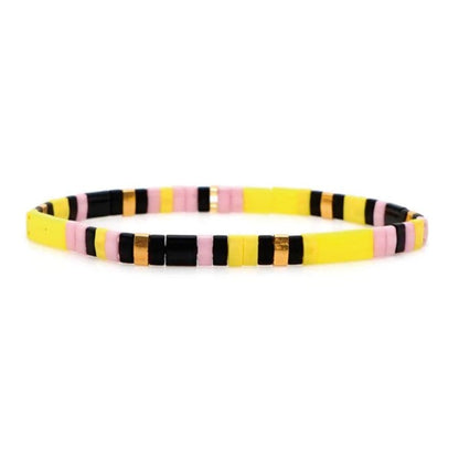 Yellow & Pink Color Craze Bracelet