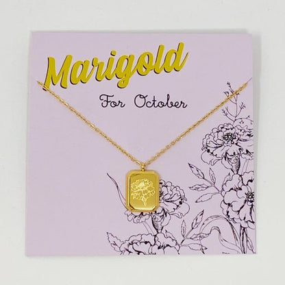 Blooming Birth Month Necklace