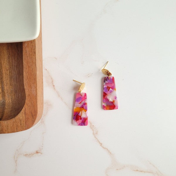 Mia Mini Earrings - Paradise Pink