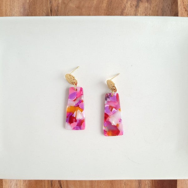 Mia Mini Earrings - Paradise Pink