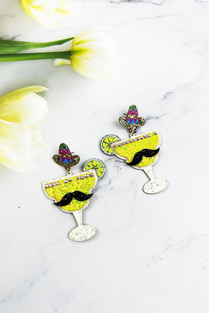 Glitter Margarita Earrings