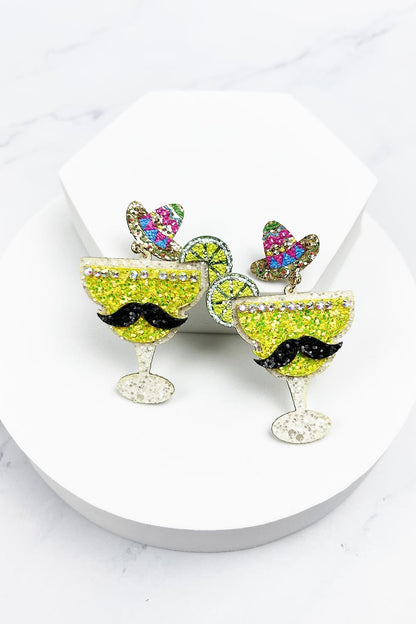 Glitter Margarita Earrings