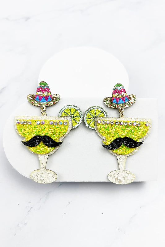 Glitter Margarita Earrings