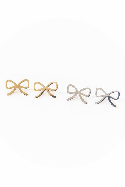 Cute Bow Stud Earrings