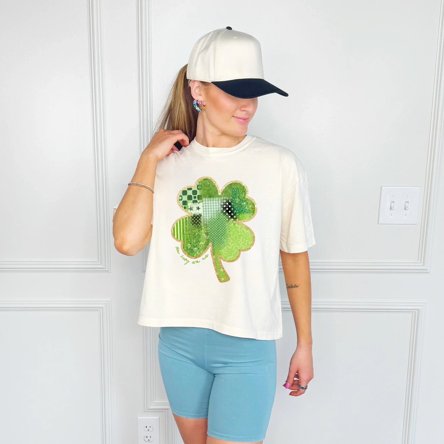 Patchwork Clover Tee