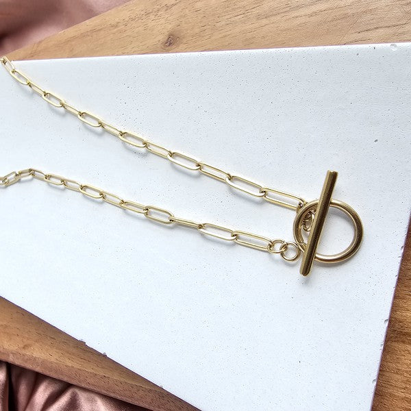 Luxe Gold Paperclip Chain