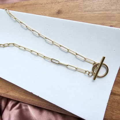 Luxe Gold Paperclip Chain