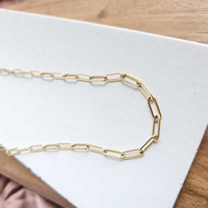 Luxe Gold Paperclip Chain