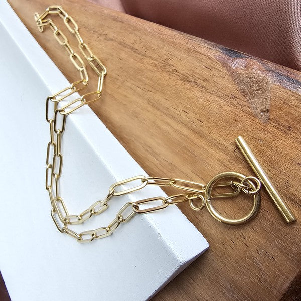 Luxe Gold Paperclip Chain