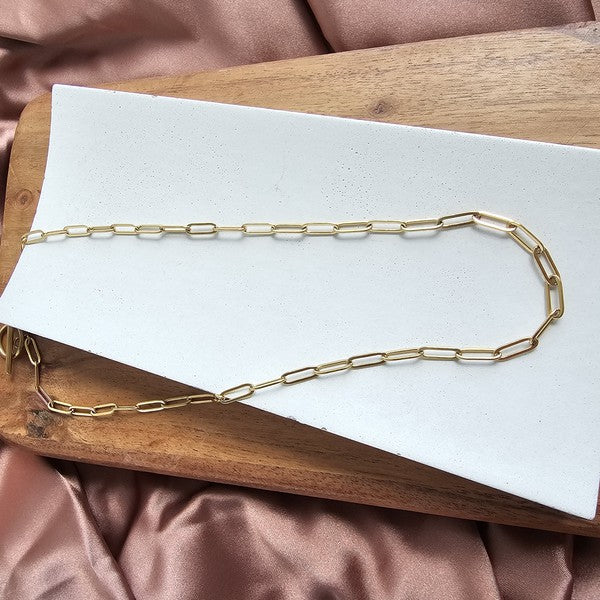 Luxe Gold Paperclip Chain