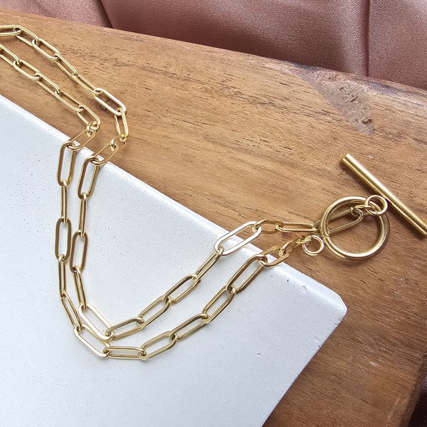 Luxe Gold Paperclip Chain