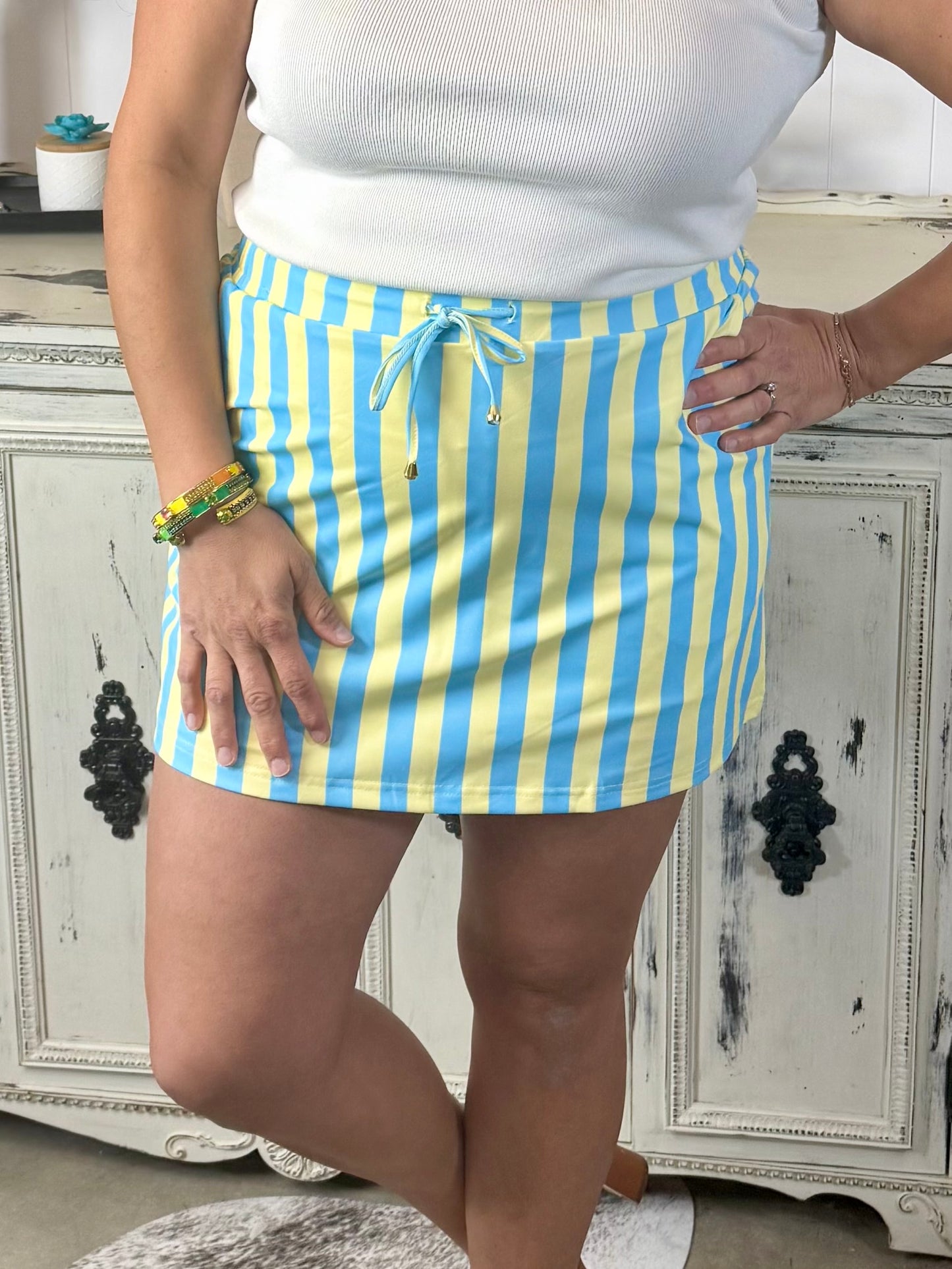 Sorrento Stripes Essential Skort