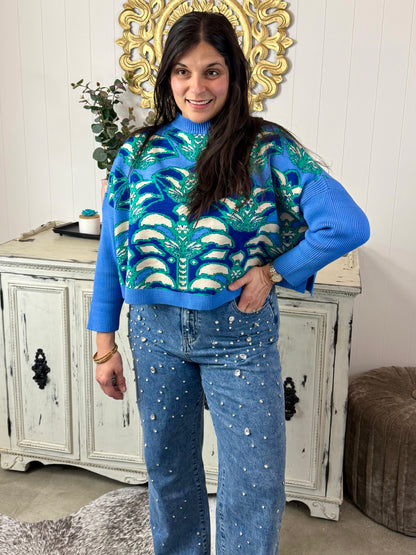 Alden Adair Desert Teal Leona Sweater