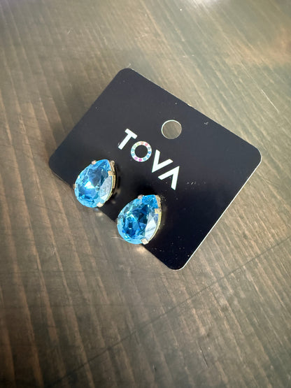 Tova Lilywyn Earrings Aquamarine Ignite