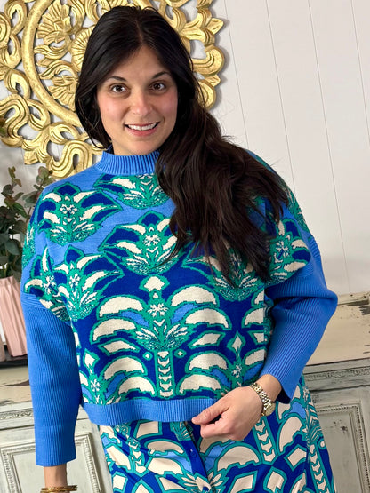 Alden Adair Desert Teal Leona Sweater