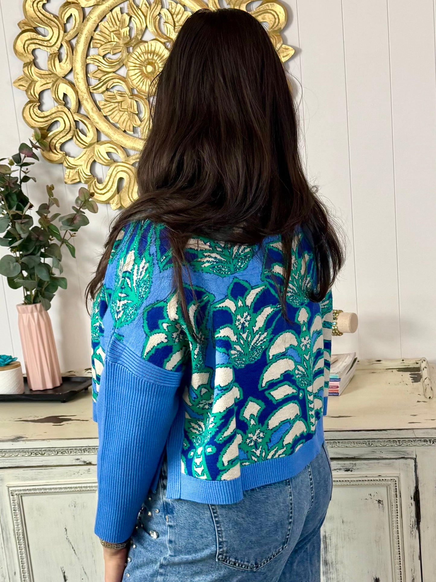 Alden Adair Desert Teal Leona Sweater
