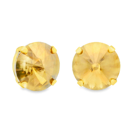 Tova Basic Stud Honey Gold