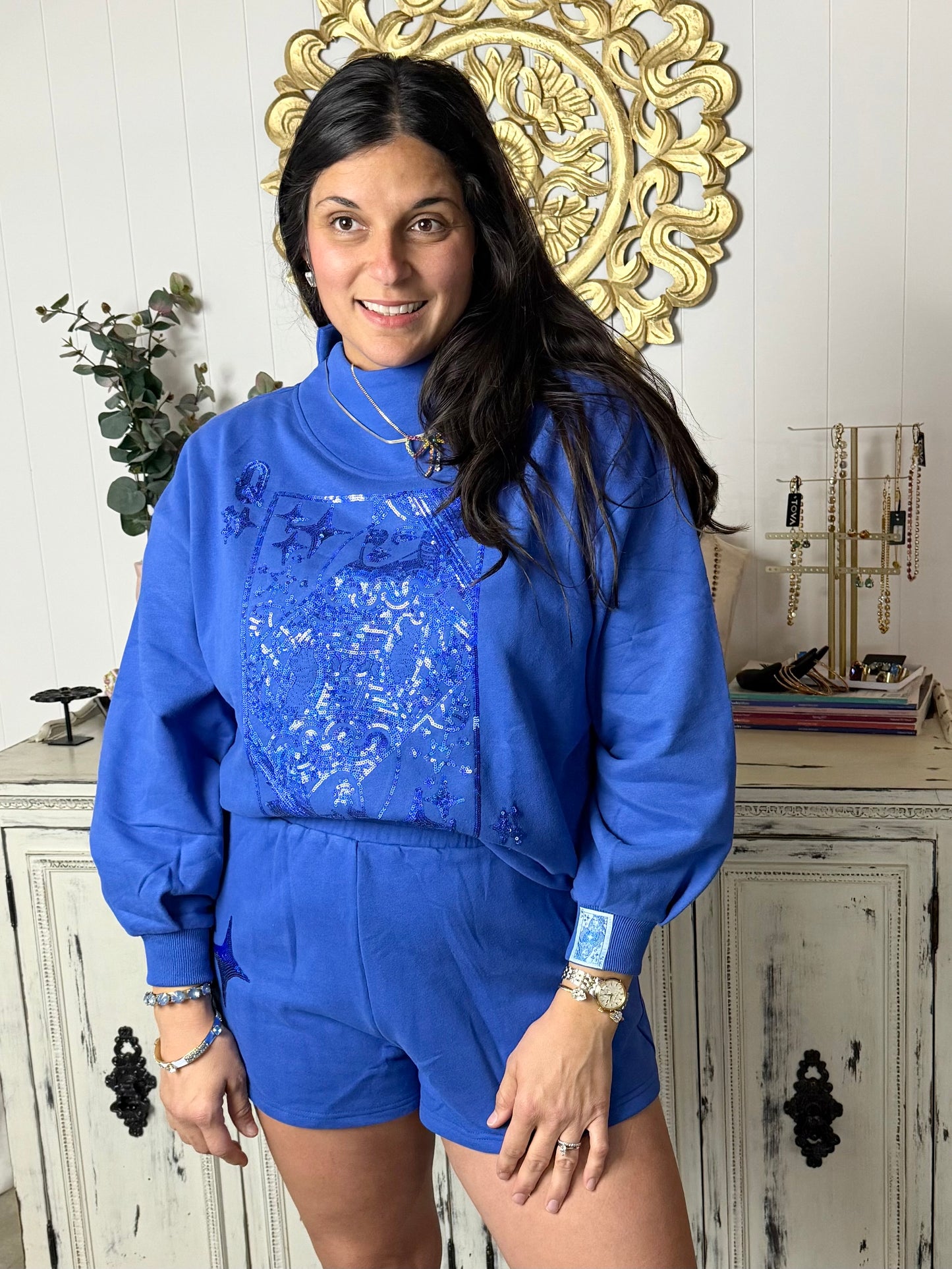 Queen of Sparkles Royal Queen Logo Short