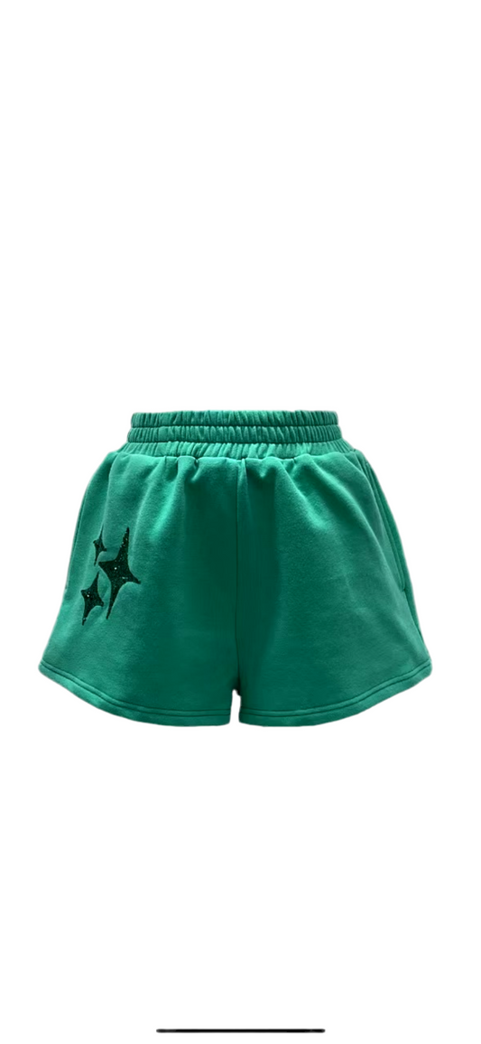 Queen of Sparkles Emerald Queen Card Logo Short